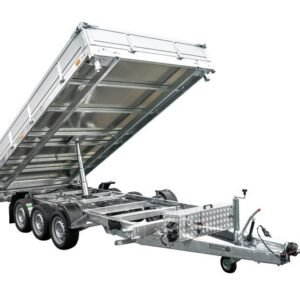REMOLQUE BASCULANTE HIDRÁULICO 3 EJES 400×200 UNITRAILER TASKER 400 / 3C 3500 KG