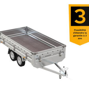 Remolque 2 ejes 304×153 UNITRAILER SÓLIDO 300/2 CAPACIDAD 750 kg